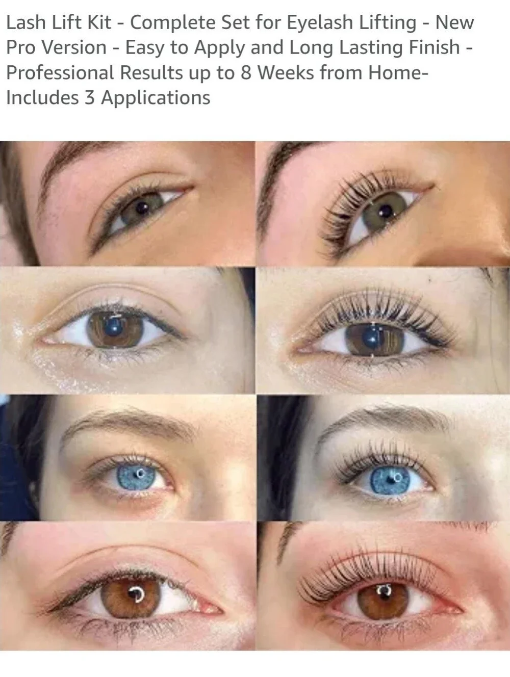 NEW Luxe Lashlift Set Sealed Lash Lift Beauty Self Care Bundle